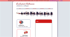 Desktop Screenshot of evoluzionisoftware.it